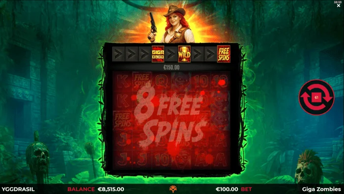 Giga Zombies – tasuta spinnide käivitamine